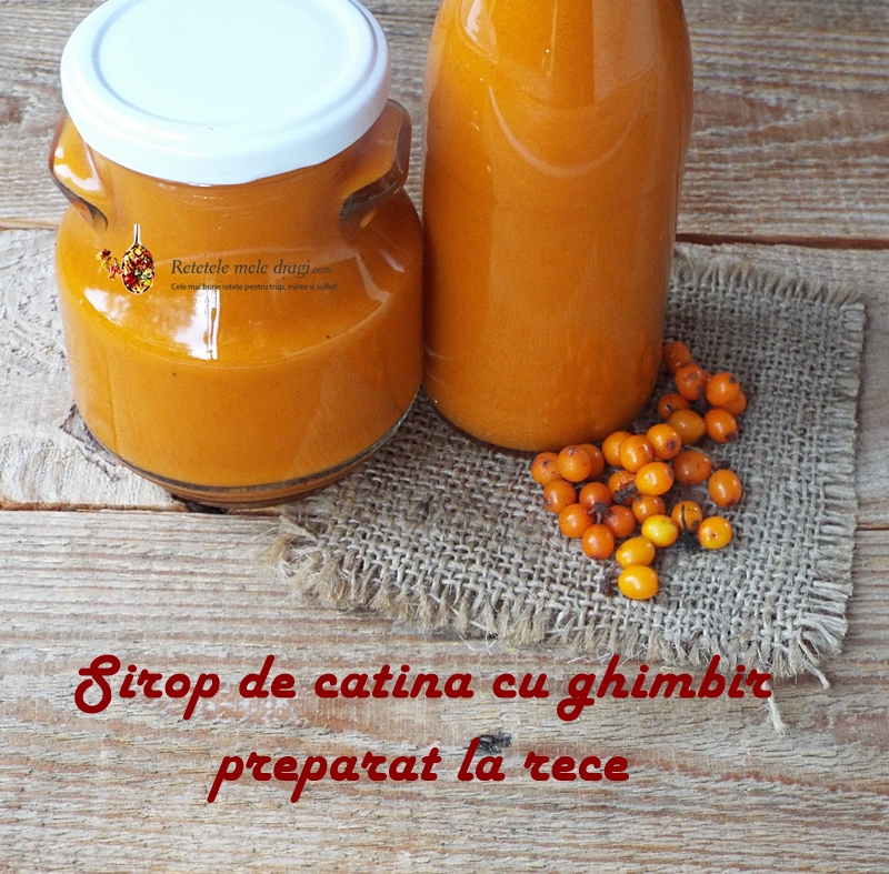 Sirop de catina cu ghimbir 1