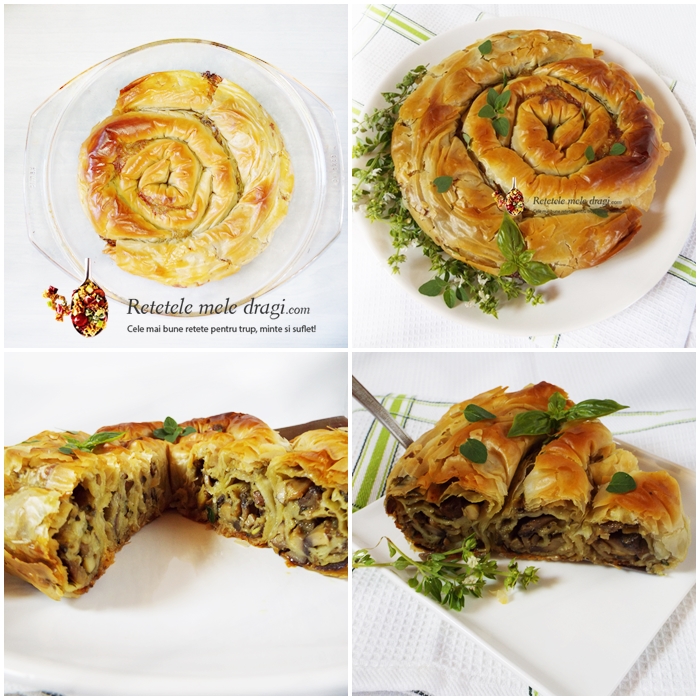 placinta de post cu ciuperci preparare 1JPG