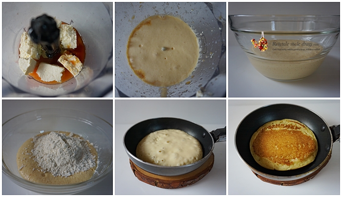 pancakes cu urda si portocale rosii 2