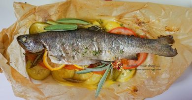 pastrav la cuptor en papillote 1