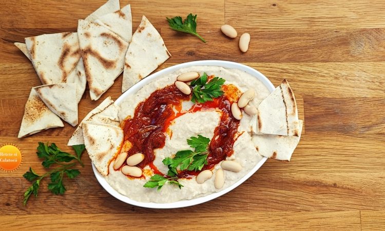 fasole batuta cu ceapa caramelizata