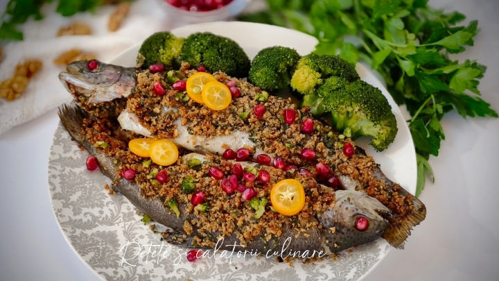Pastrav umplut cu nuci